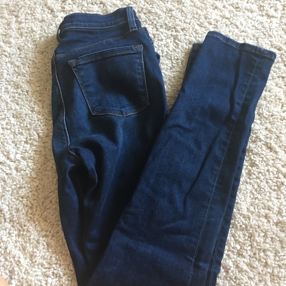 J brand jeans size 26 skinny fleeting dark blue